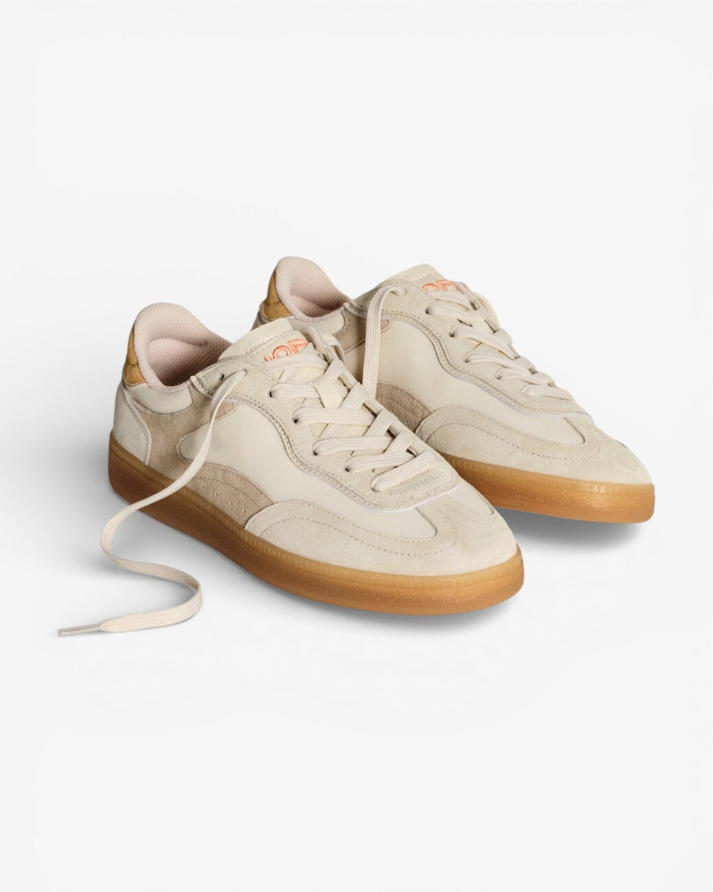 DAMES SPORTIEVE VETERSCHO-Beige suède/nubuck