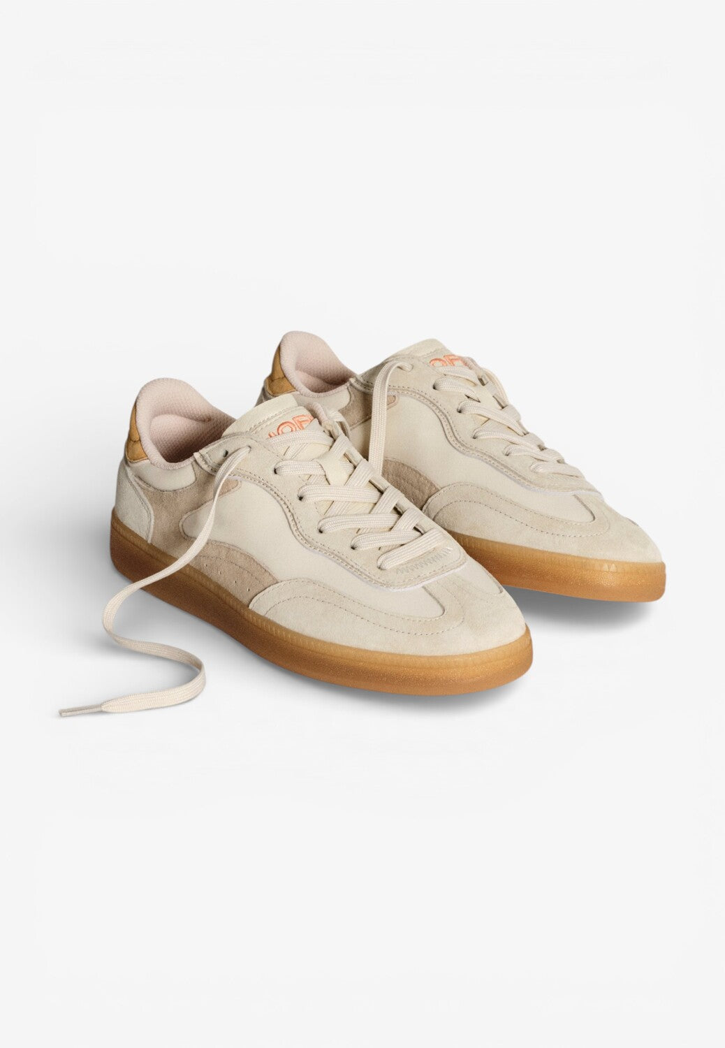 DAMES SPORTIEVE VETERSCHO-Beige suède/nubuck
