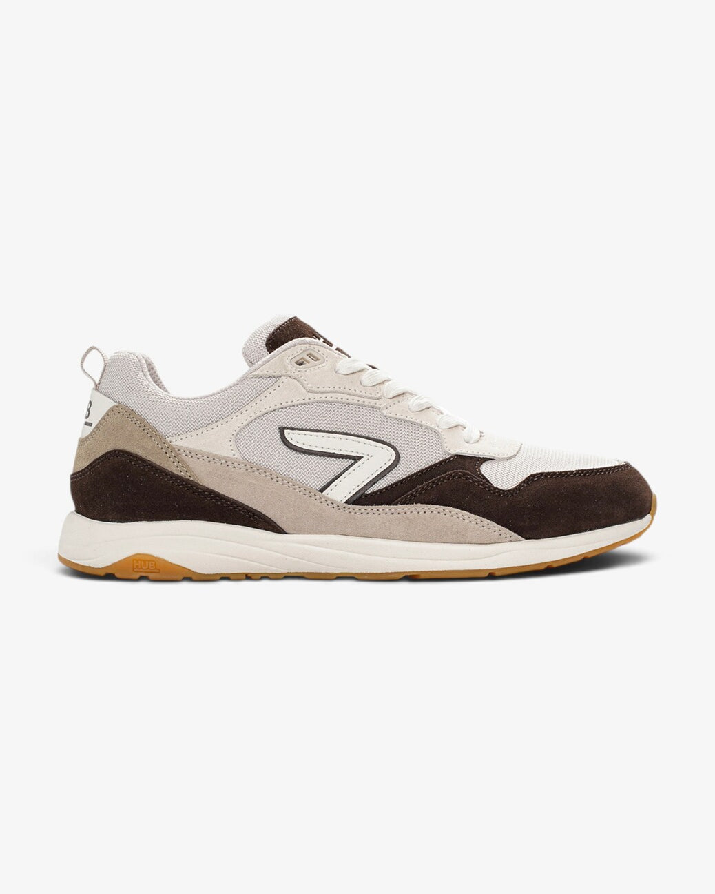 Heren veterschoenen-Beige combi kleur
