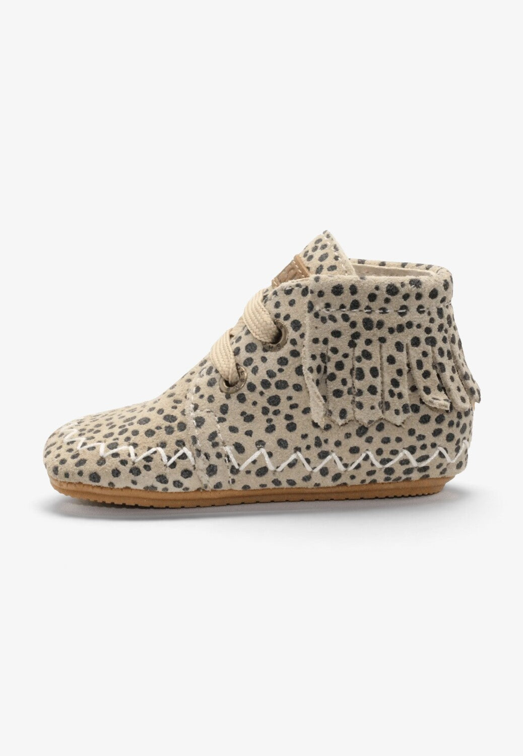 Shoesme Veterschoentjes BABY-PROOF Beige - Afbeelding 4