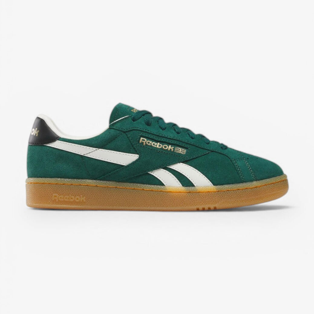 Heren veterschoenen-Groen suède/nubuck