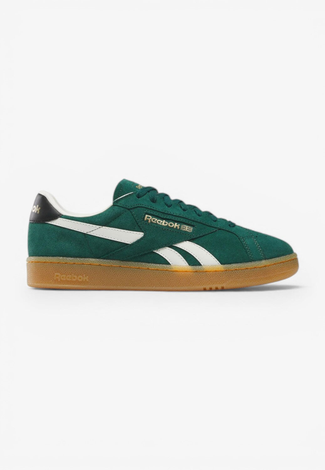 Heren veterschoenen-Groen suède/nubuck