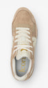 DAMES SPORTIEVE VETERSCHO-Beige suède/nubuck