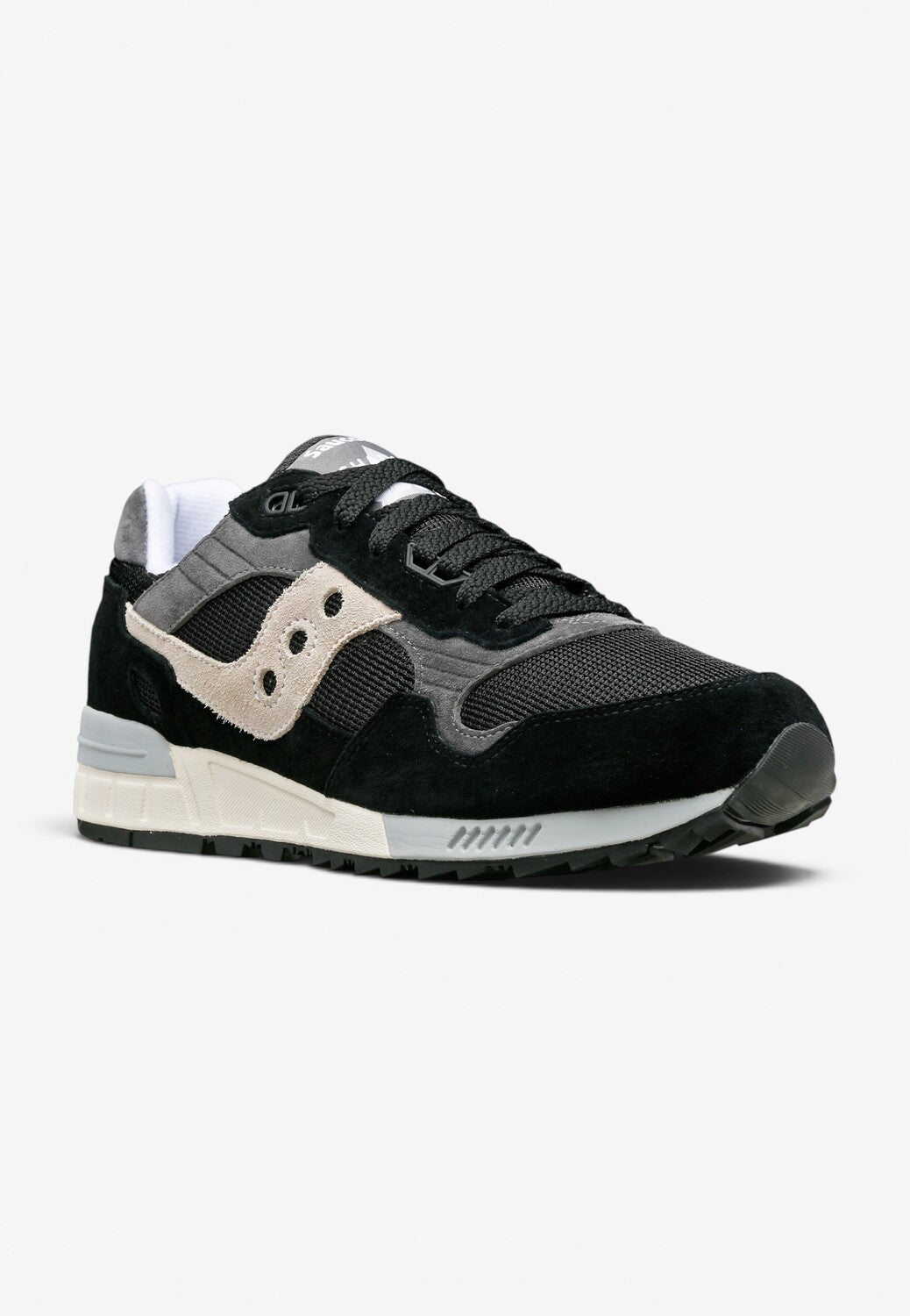 Heren veterschoenen-Zwart suède