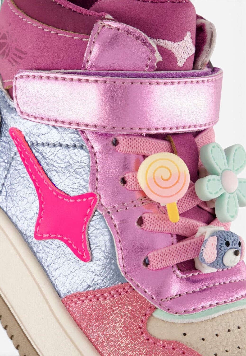 Shoesme Sneakers NO25W100-E Roze - Afbeelding 6