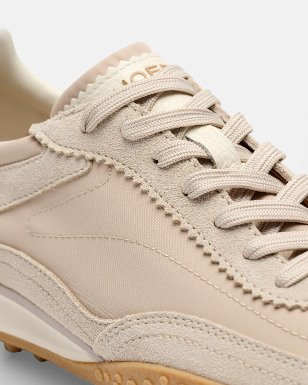 DAMES SPORTIEVE VETERSCHO-Beige suède/nubuck