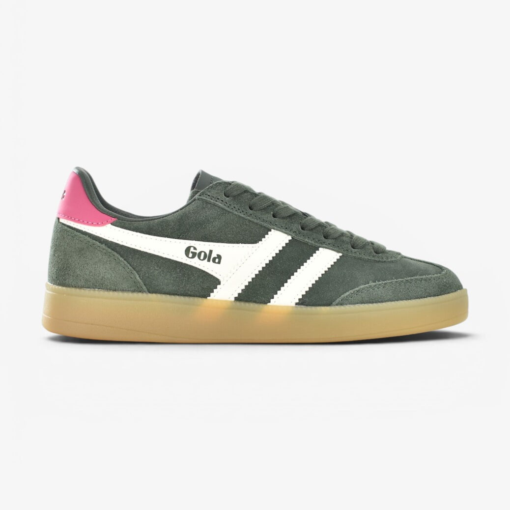 DAMES SPORTIEVE VETERSCHO-Groen suède/nubuck
