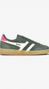 DAMES SPORTIEVE VETERSCHO-Groen suède/nubuck