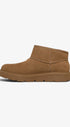DAMES BOOTS+KORT LAARS-Bruin suède