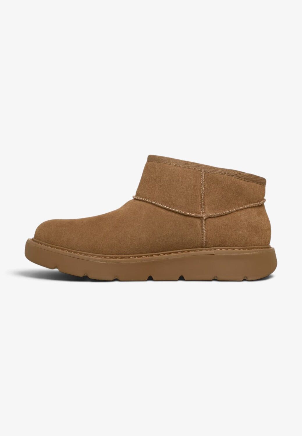 DAMES BOOTS+KORT LAARS-Bruin suède