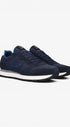 Heren veterschoenen-Blauw combi kleur