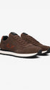 Heren veterschoenen-Bruin combi kleur
