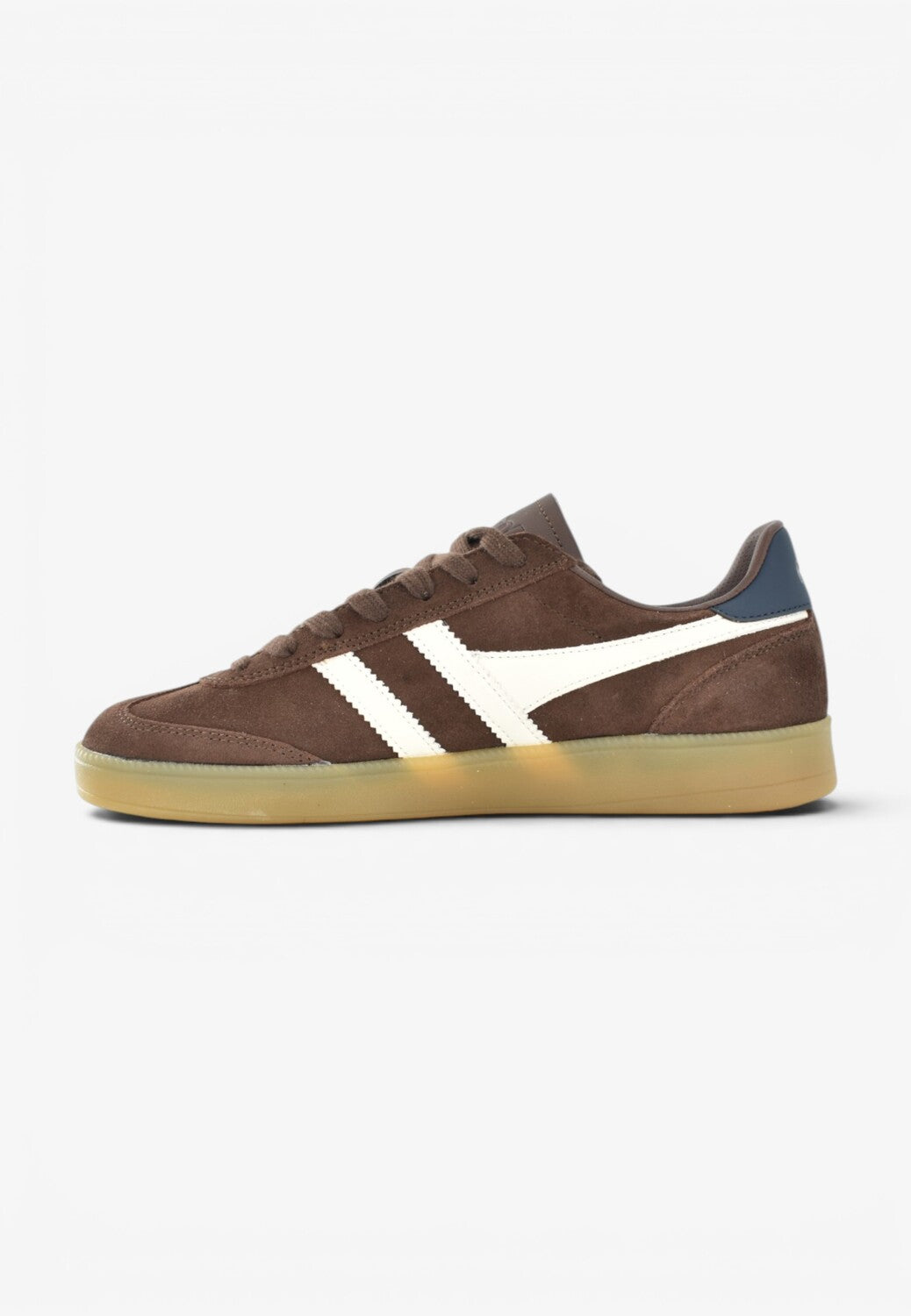 Heren veterschoenen-Bruin combi kleur