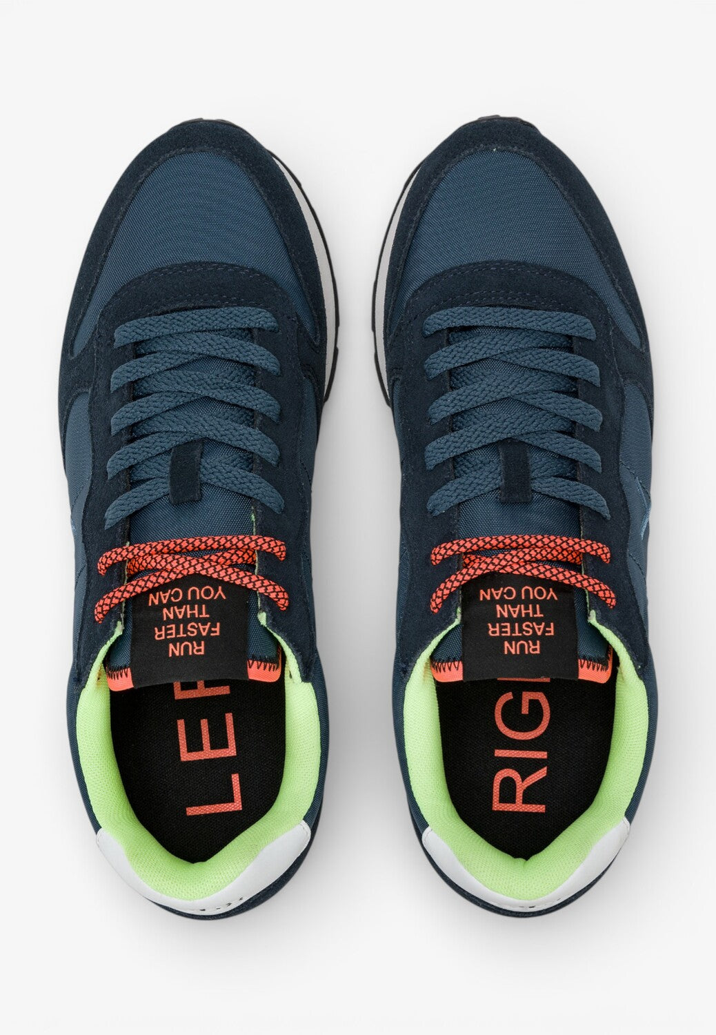 Heren veterschoenen-Blauw suède/nubuck