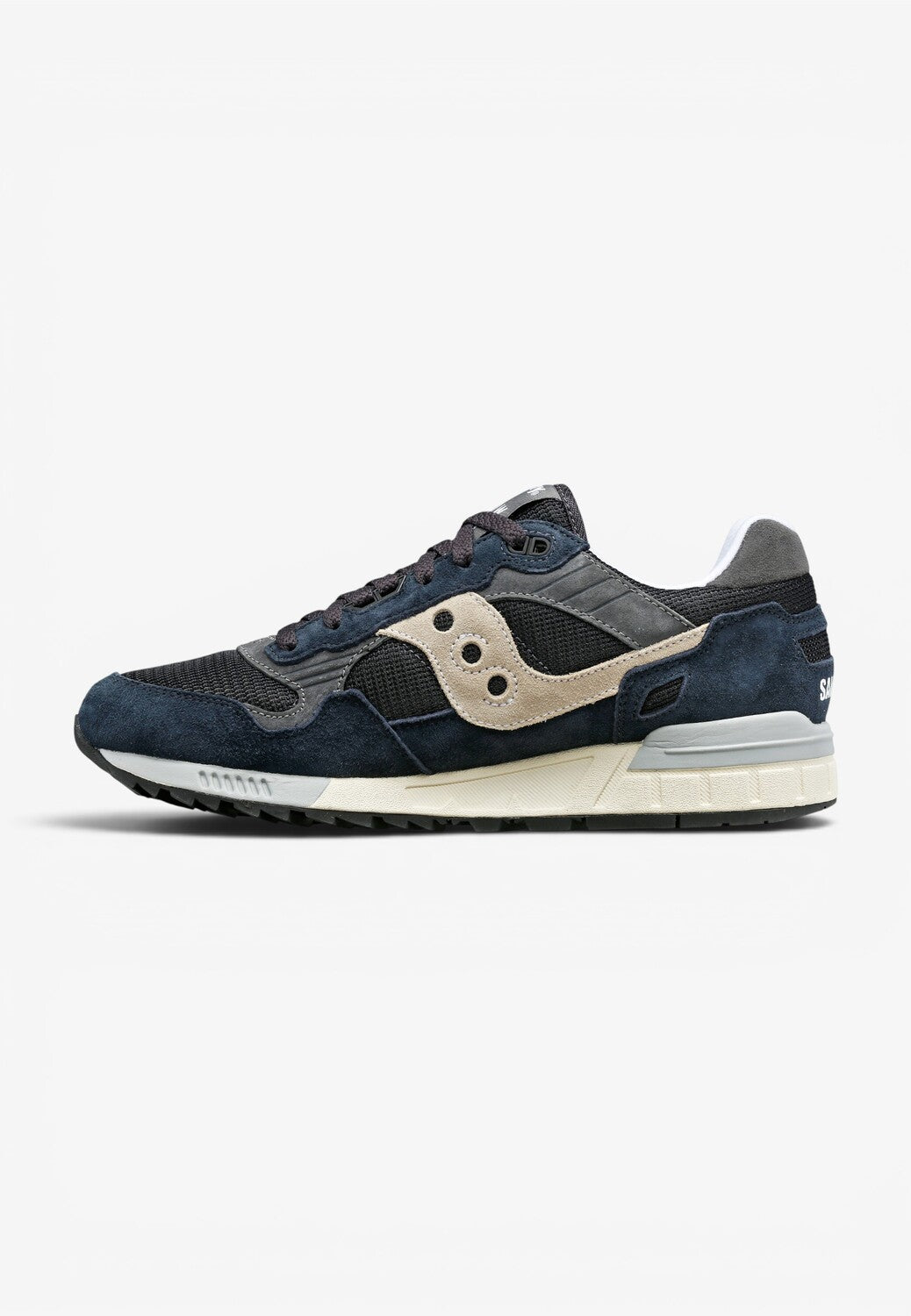 Heren veterschoenen-Blauw suède/nubuck